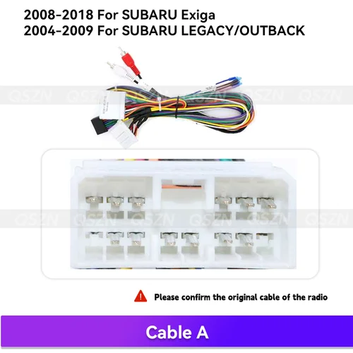 Imagen 2 del producto Cable de caja MAMSM CANBUS para SUBARU Exiga LEGACY OUTBACK BRZ Scion FR-S FORESTER IMPREZA XV adaptador de Cable de Radio estéreo para coche