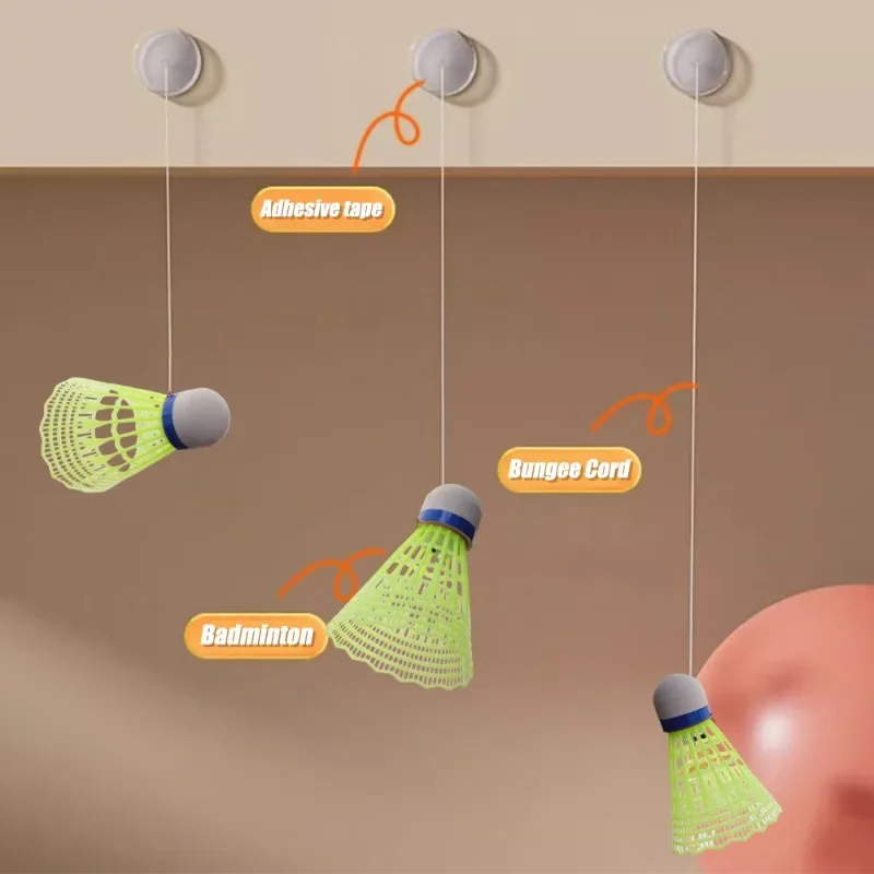 Auto Estudo Treinadores De Badminton, Dispositivo De Treino Solo, 3 Bolas, Esporte Indoor, Prática De Auto Estudo, Dispositivo De Rebound