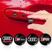 Car Lock Stickers Keyhole Anti-blocking Protection Styling For Audi A4 B5 B6 B7 8P 8V 8L A5 C7 A8 Q2 Q7 RS3 RS4 RS5 RS6 TT 4L R8