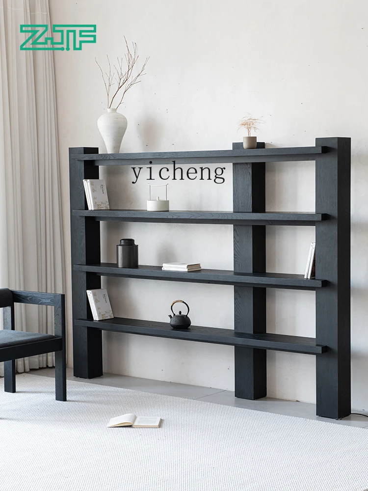 

XL tea room tea set tea display cabinet living room creative bookshelf wall display shelf bookcase combination