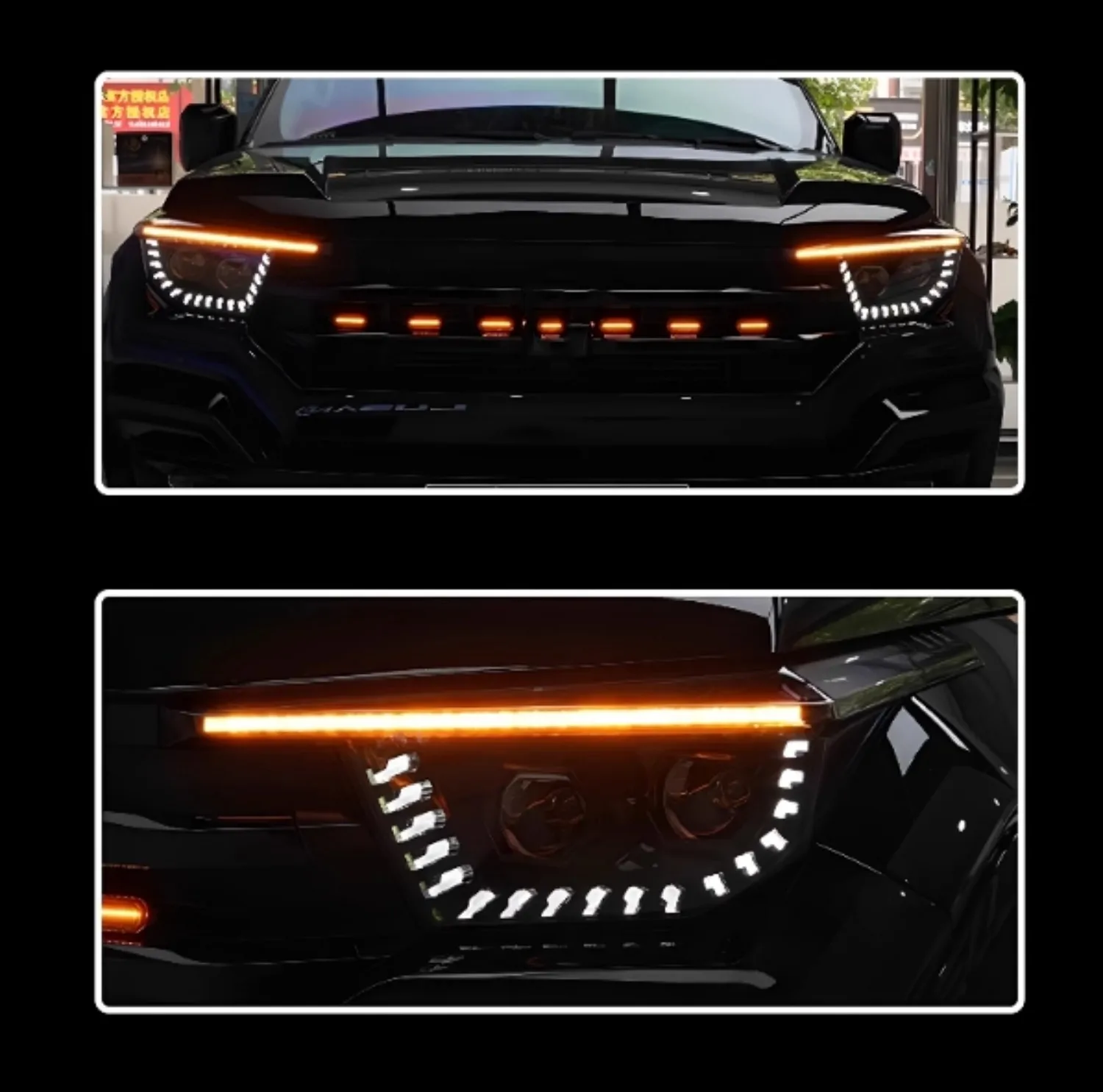 Front Headlight for Tank 400 Daytime Running Light DRL Head lamp Low High Beam Turn signal