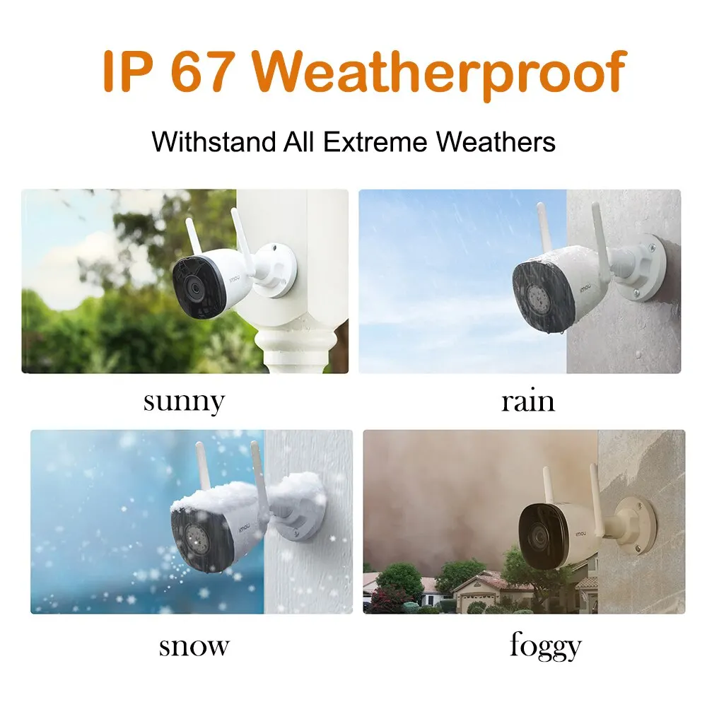 Imou wifi outdoor kamera kugel 2c 4mp 2mp überwachung ip kamera automatische tracking wetterfest ai menschliche erkennung