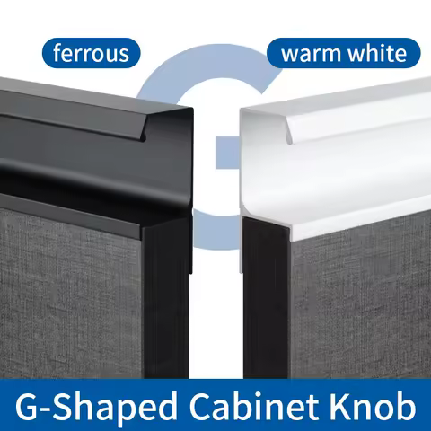 Simple Kitchen Handle Cabinet Door G Handle Invisible Handle Cabinet Drawer Door Handle Easy Installation No Slotting Required