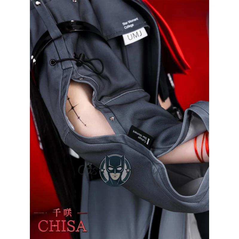 New Game Wuthering Waves Chisa Cosplay Costume Sweatshirt JK Skirt Outfit Halloween Carnival Uniform Christmas Party for Women