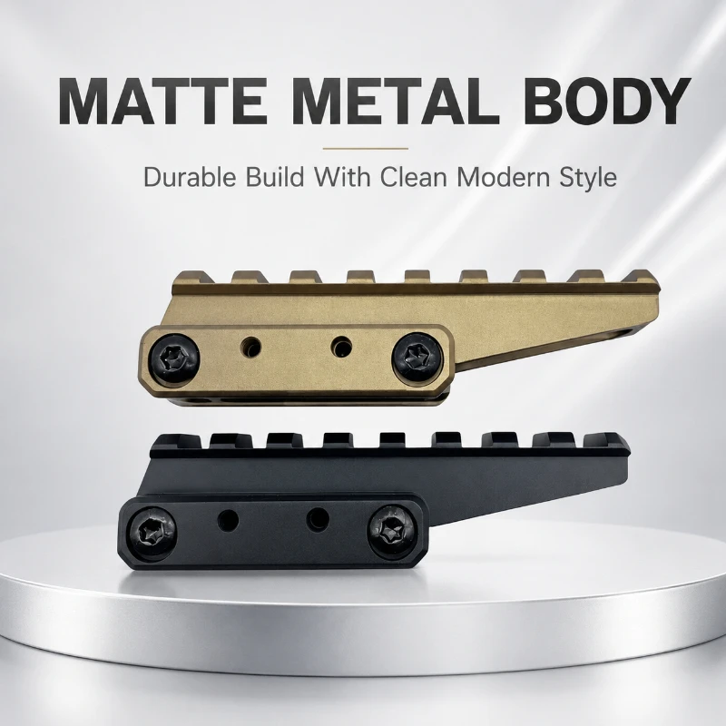 Support de rail surélevé en aluminium UN Mark avec fentes multi-standards et double boulon de verrouillage pour la réfection de modèles hobby