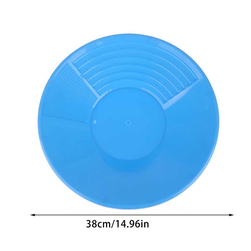 ABS Gold Sifting Classifier Washing Sieve Tray Accessory Green Gold Pan Gold Panning Tool Gold Classifier 380mm Gold Panning Pan