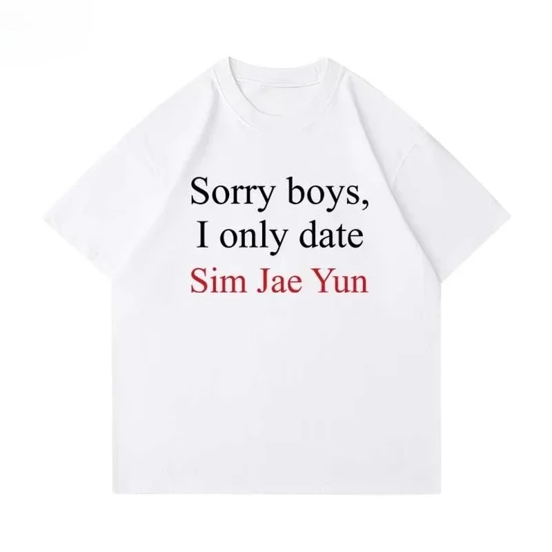 Summer Kpop Korean Support Clothes The Same Printed Graphic T-shirts for Women Fans Gifts As Those By Riku Nishimura Streetwear