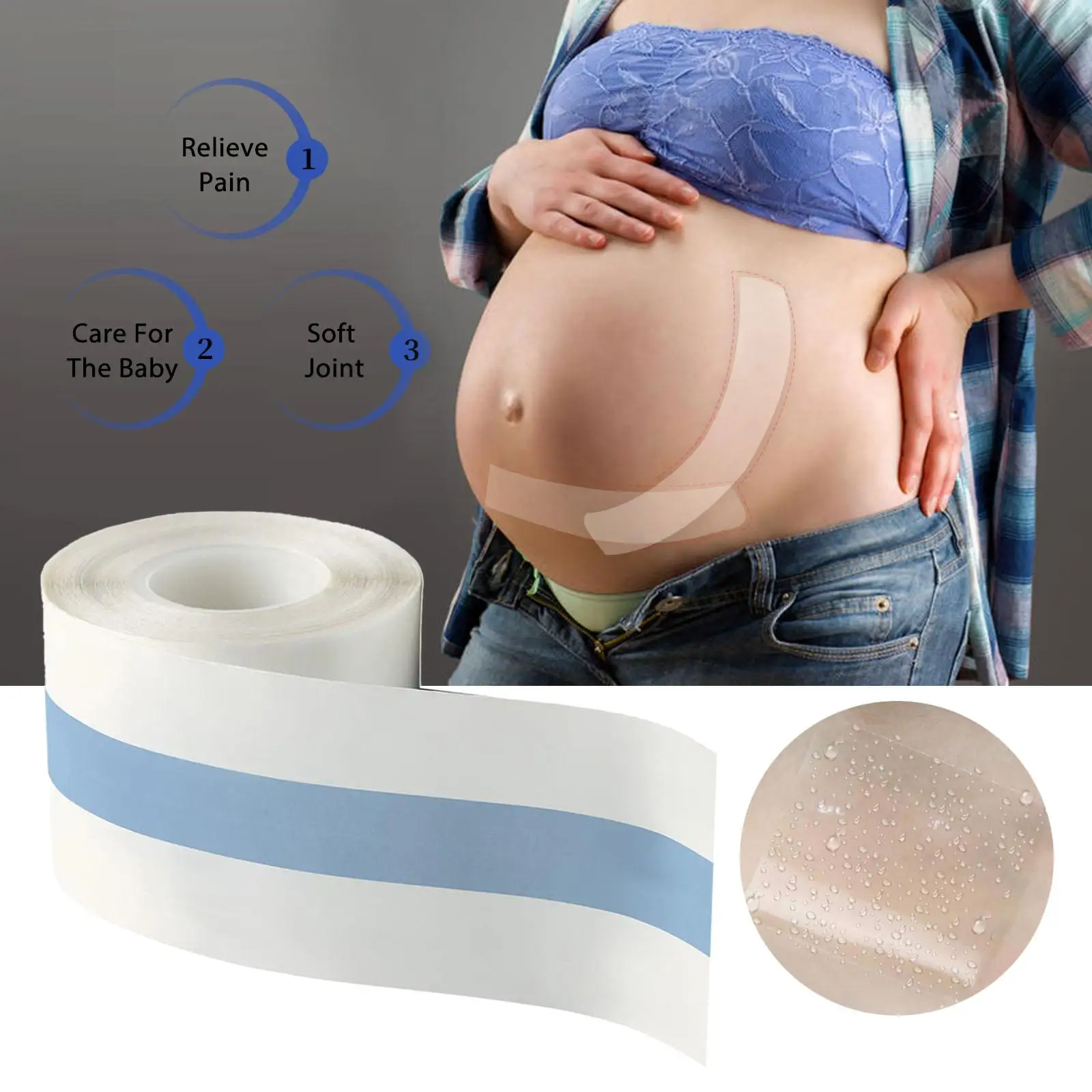 Pregnancy Tape, Belly Support Tape, Belly Bands Abdomen SUPPORT for Mothers Gifts