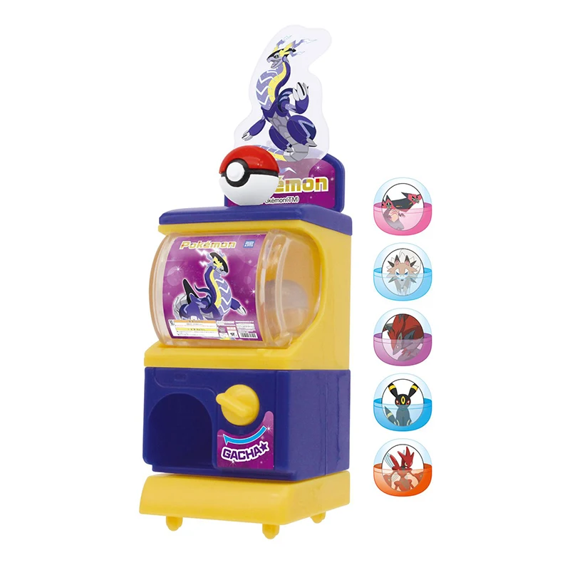 TOMY Gashapon Gacha Capsule Toy Pokemon Mini Miniature Capsule Machine Figures Table Ornaments Model Kids Gifts