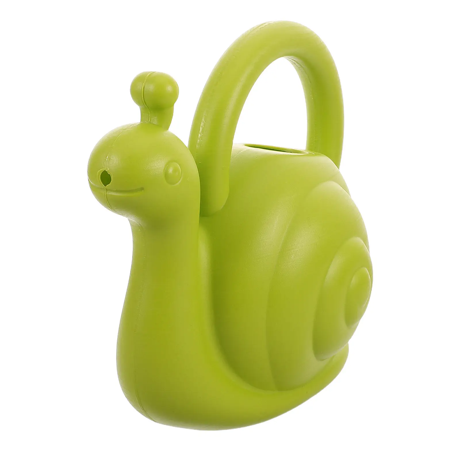 Flower Watering Can Cartoon Snail Shape Bright Candy Colors Lightweight Plastic Garden Tool for Beach Play