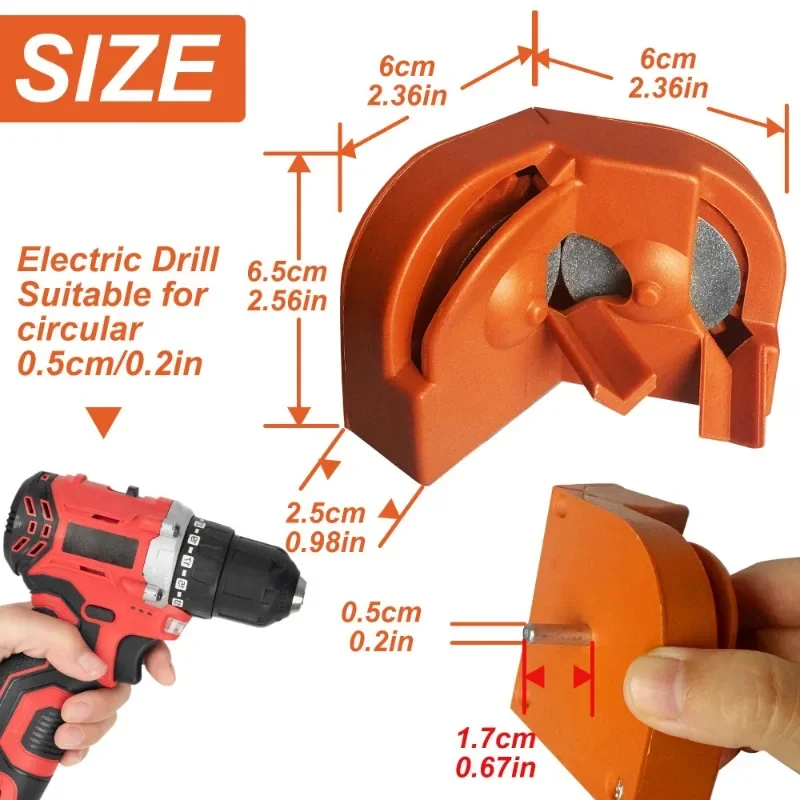 Drill Bit Sharpener-Professional Drill Bits Sharpener All Bits, Drill Bit Sharpener, Drill repair kit Grinding