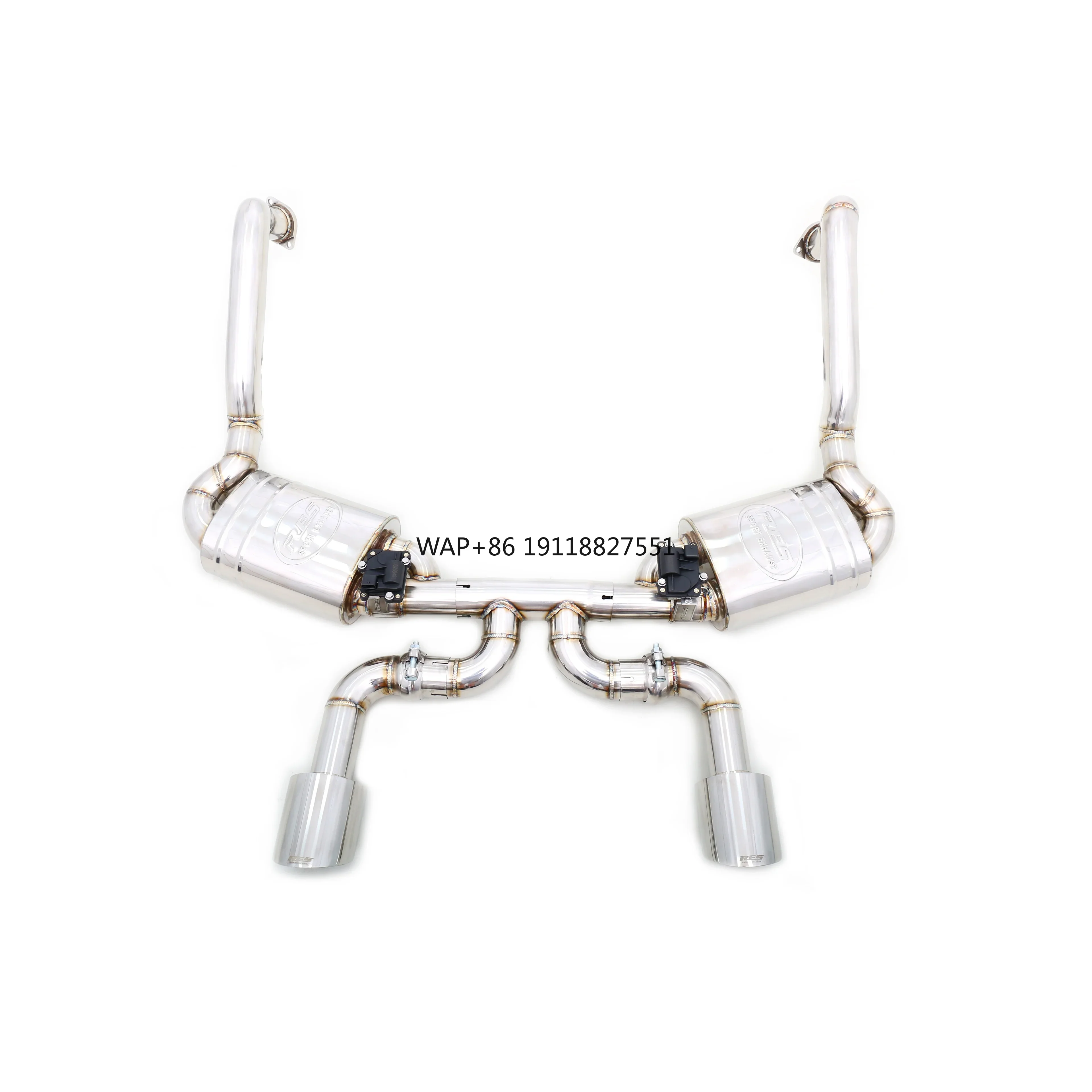 

Premium Quality Custom 304 Stainless Steel/Titanium /Boxster 981 2.7/3.4 Exhaust System Exhaust Pipes