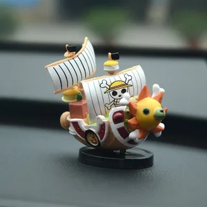 أنيمي قطعة واحدة شخصية السفينة ، لعبة نموذج لوفي ، قارب صغير لطيف للغاية ، شخصية عمل سعيدة مثبتة ، 7 سم ، ألف مشمس أفضل 10 مبيعات دمية لوفي - رقم 8