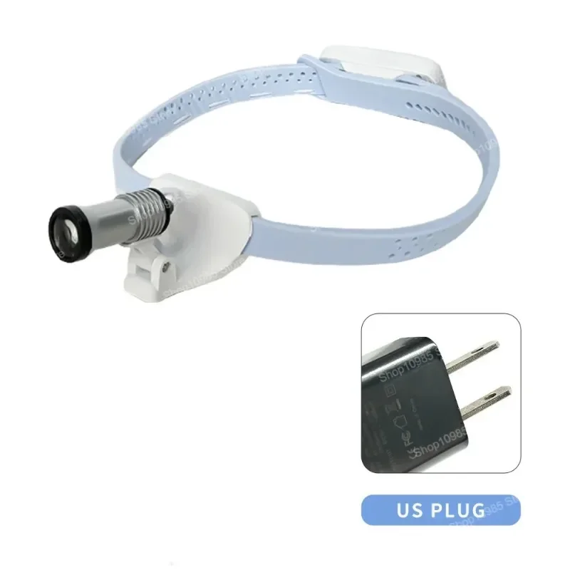 Dental Lab Headlamp 5W LED Cordless Super Bright Lightweight LED High Brightness Dental Medical Headlamps