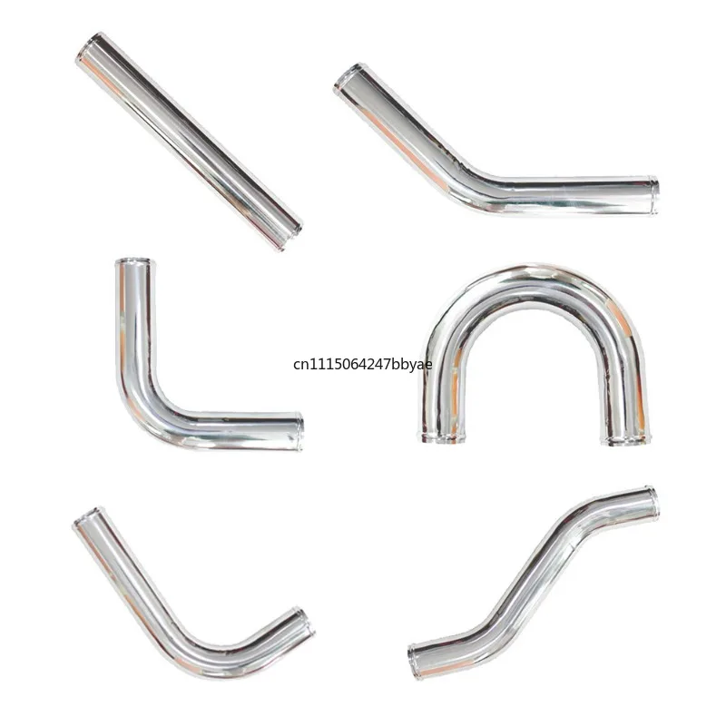 Car Intercooler Modification Aluminum Tube 500mm Long, 51-76mm Multi Sizes Universal Turbo Intake Heat Dissipation Pipe