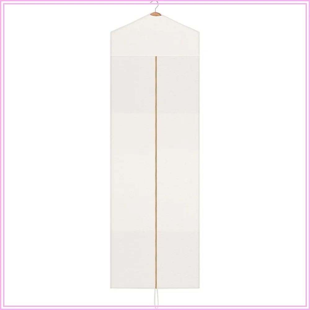 

Cotton Dress Garment Bags for Long Gowns Travel Breathable Foldable Storage Bag Dust Proof, 70 x 23.6 Inch