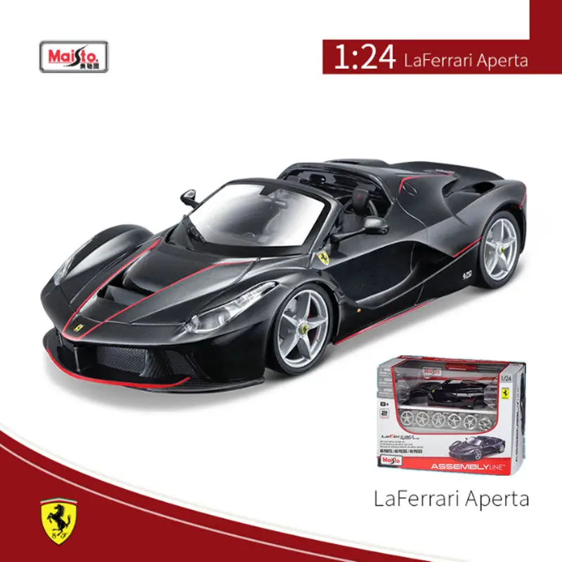 Maisto Assembly Version 1:24 Ferrari Laferrari Aperta Alloy Sports Car Model Diecasts Metal Racing Car Vehicles Model Kids Gifts