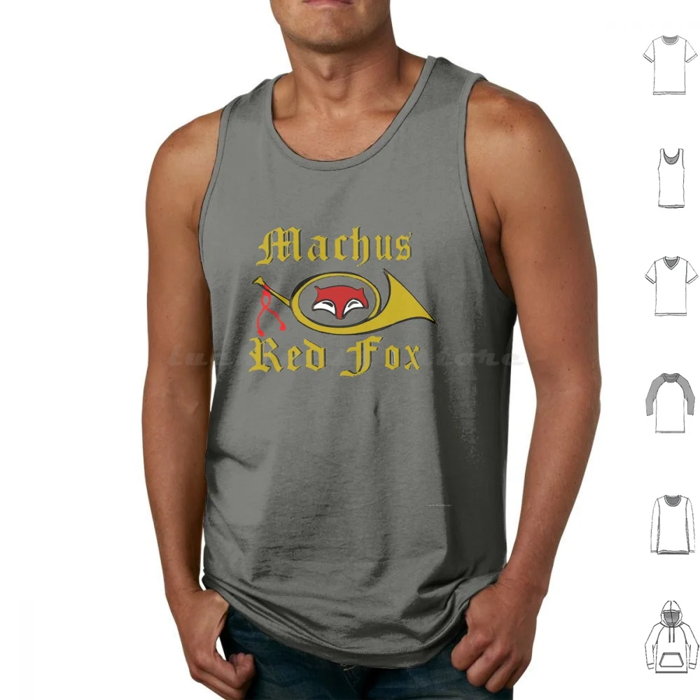 Machus Red Fox Restaurant Tank Tops Print Cotton Riddle Hoffa Teamsters Mob Motor City