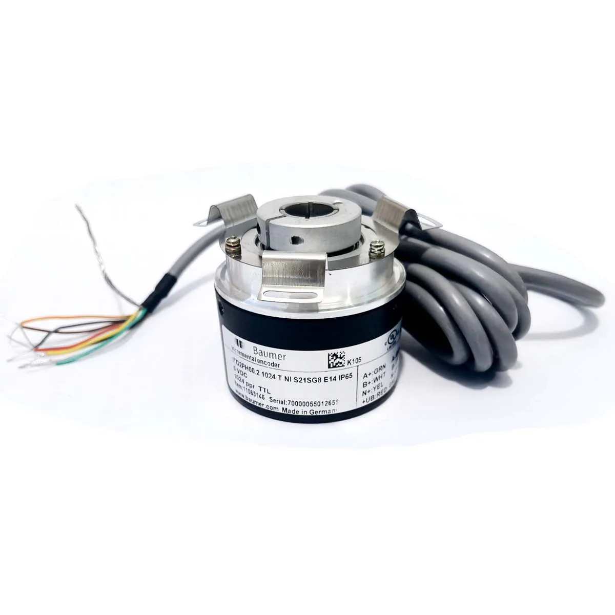 Incremental Rotary Encoder ITD2PH00.2 1024 P NI S21SG8E 14 IP65