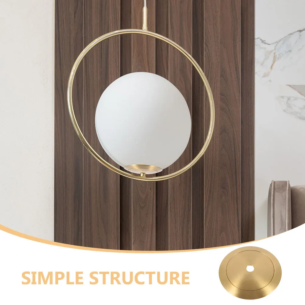 

1 set 1 Set Brass Lampshade Ring Holder Retaining Socket Adapter Collar For Light Fixtures Replacement Easy Install Light Socket