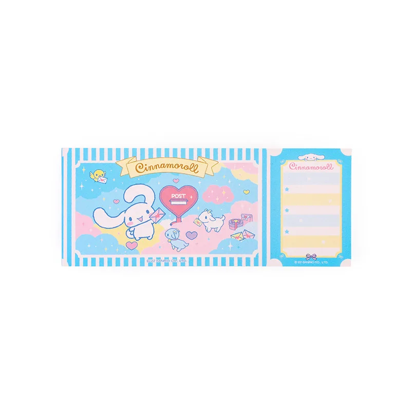 14Mm Sanrios Kawaii Cartoon Cinnamoroll Kuromi Kitty Cute College Style Note Pad Non Sticky Hand Ledger