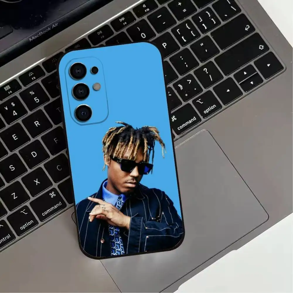 حافظة هاتف Cool Boy J-Juice W-WRLD 999 لهاتف سامسونج S25,S24,S21,S22,S23,S30,Ultra,S20,Plus,Fe,Lite,Note,10,9,5G غطاء أسود