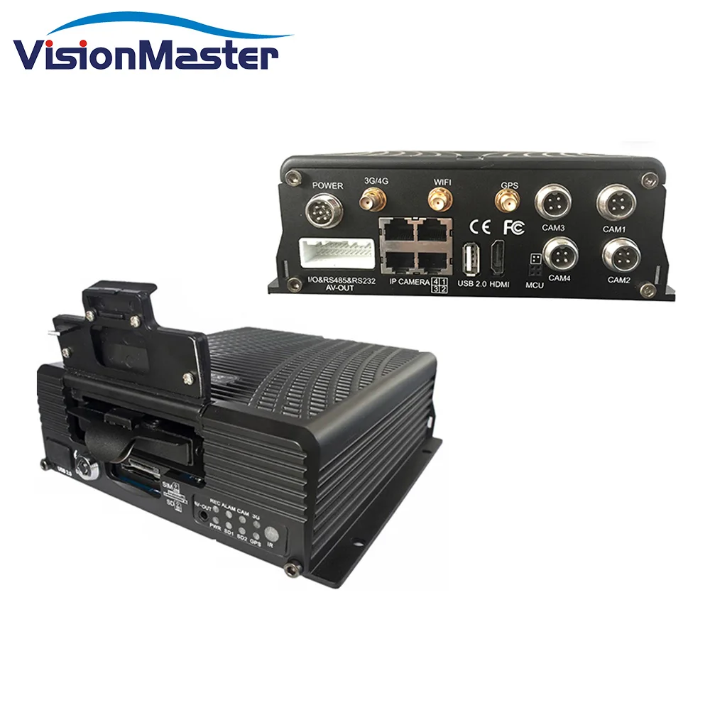 H.264 8CH HDD موبايل Nvr 1080P مسجل فيديو رقمي للمركبة مع نظام تحديد المواقع WIFI 4G كاميرا تلفزيونات الدوائر المغلقة للمركبة المحمول G الاستشعار #3