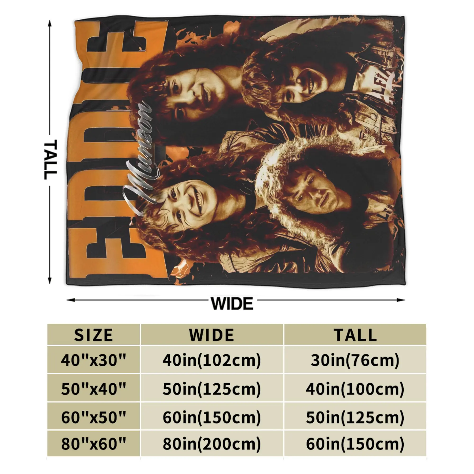 إدي مونسون الفانيلا البطانيات الشتاء المسلسلات التلفزيونية الأمريكية سوبر الدافئة الفراش يلقي للأطفال الأريكة سرير الرسم أريكة غطاء سرير