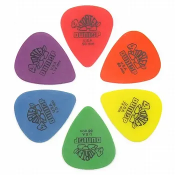 10pcs Dunlop Guitar Picks Electric Guitar Parts Picks Accessories 6 Kinds Thickness Picks