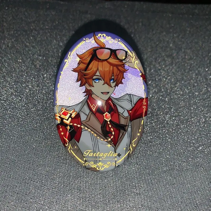 ゲーム原神アルレッキーノ・タルターリア・フリン・コロンビナ・スカーキ・ワンダラー・バラードコスプレブローチバッジラペルピンアクセサリー小道具