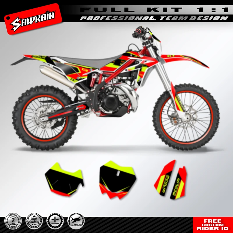 

Sawrain Motorcycle Protection Sticker Background Custom Team Graphics Decals Kit For Beta Xtrainer 2020 2021 2022 010