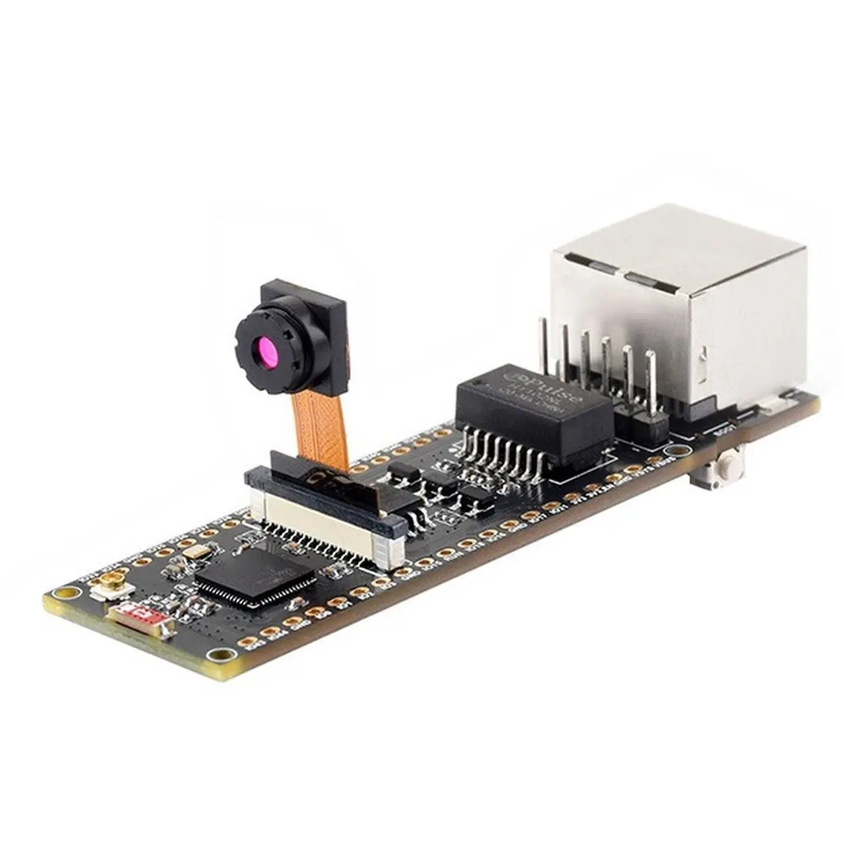 HDL ESP32-S3 ETH Development Board for PoE Module and Camera Module, Onboard TF Card Slot, Camera Interface