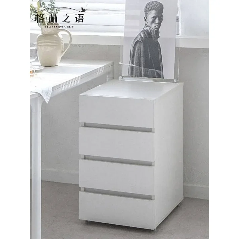 Nordic ins minimalist light luxury office drawer cabinet file storage locker chest cabinet environmental protect