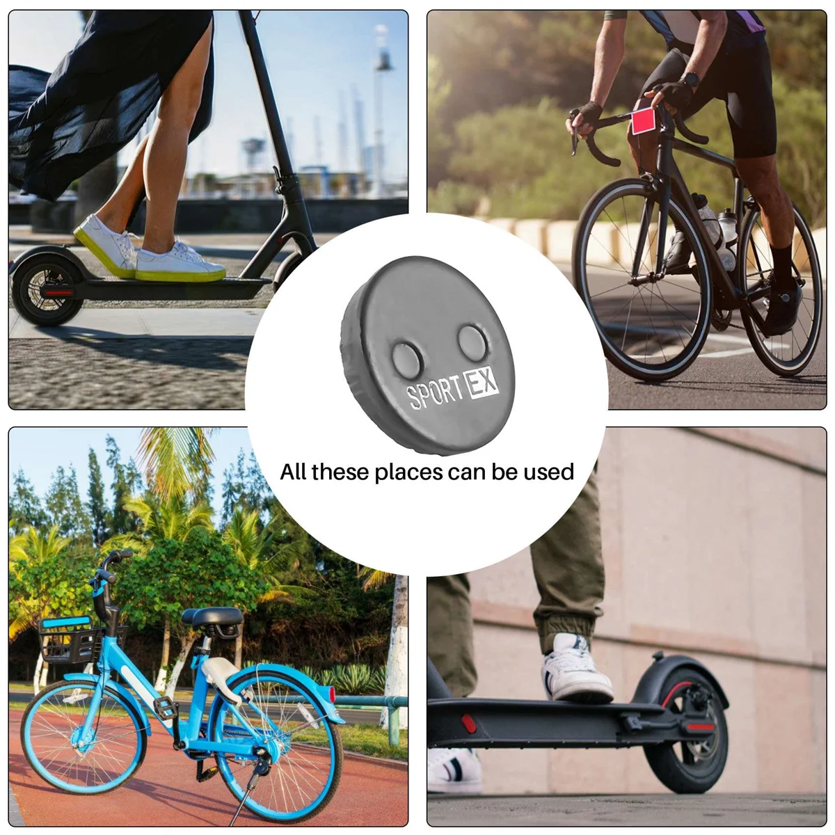 SMIEA 4 คู่แผ่นดิสก์เบรคจักรยานสําหรับ Aons Caliper,เส้นผ่านศูนย์กลาง 21.5 มม.รอบแผ่น, กีฬา EX Class เรซิ่น