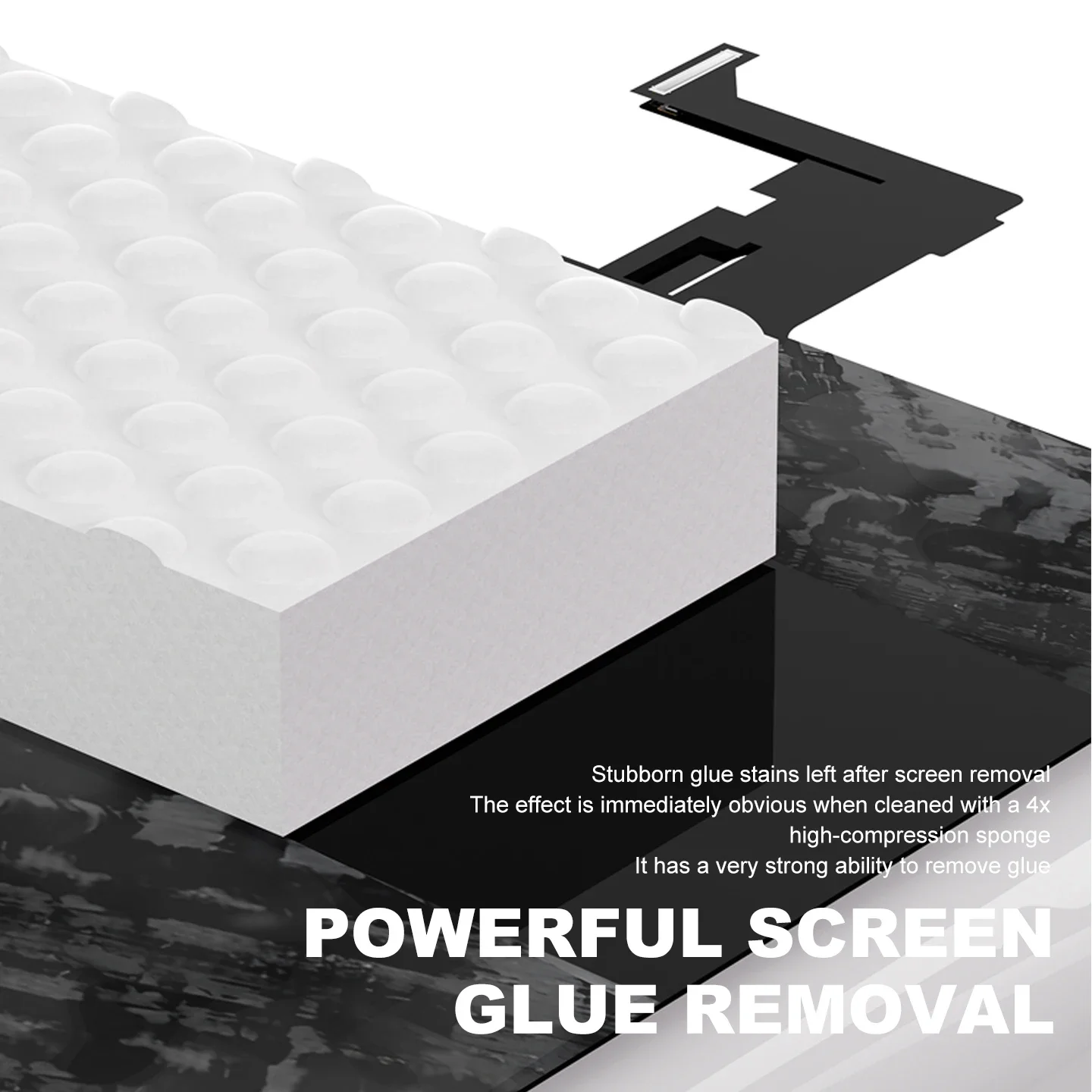 

MAANT High-compression Nano Sponge Wipe for Mobile Phone Repair Powerful Stain Adhesive Removal Tool Nano Cleaning Sponge