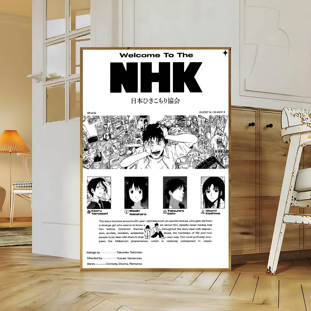 W-Willkommen im N-NHK DIY-Sticker-Set: Selbstklebende Poster, Kunstdrucke, Vintage-Dekorationsgemälde – Detail 12