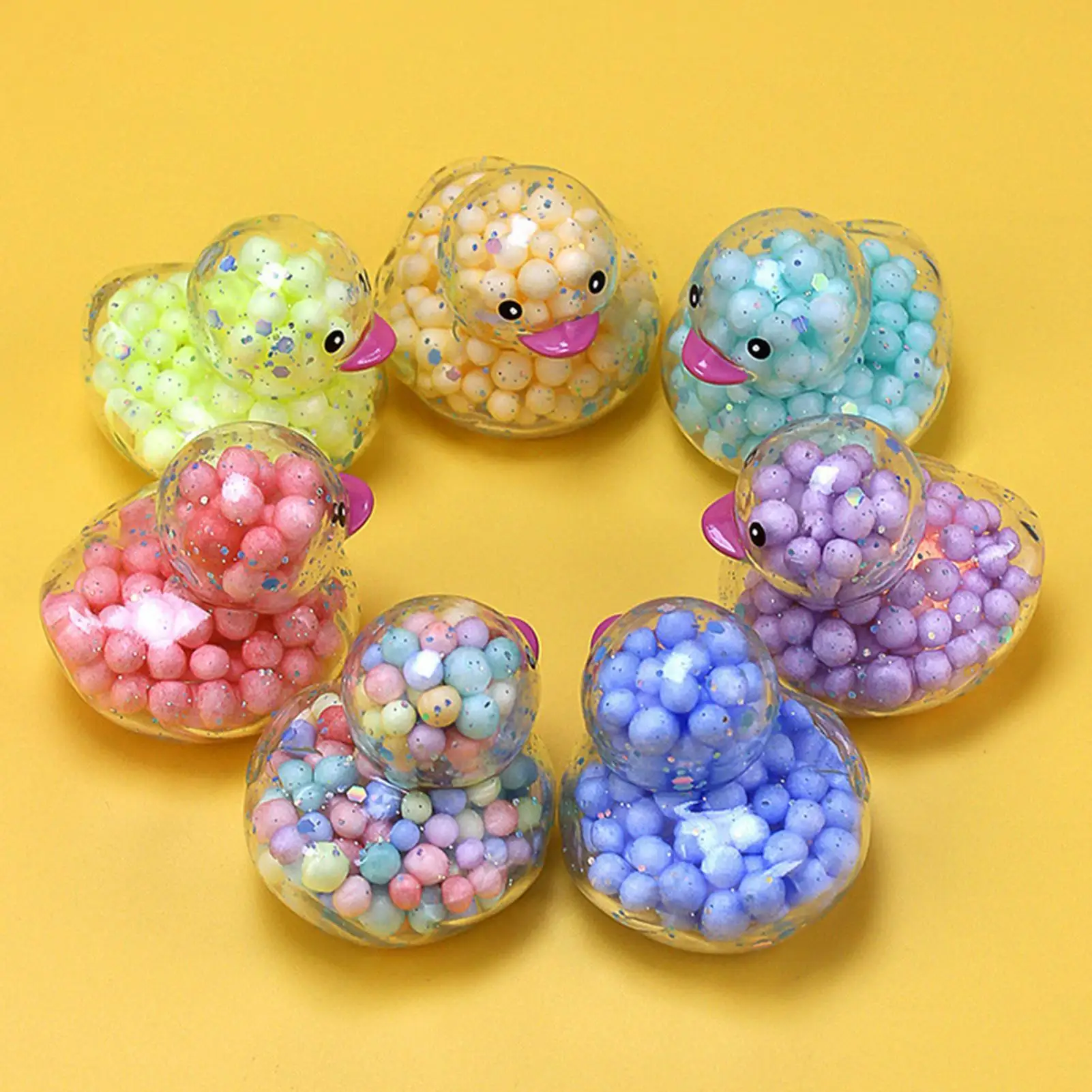 1pcs LED Light Up Cute Duck Toy, Mini Glow Ducks for Kids Party Favors, Classroom Prizes & Goodie Bag Fillers, Boys Girls Gift