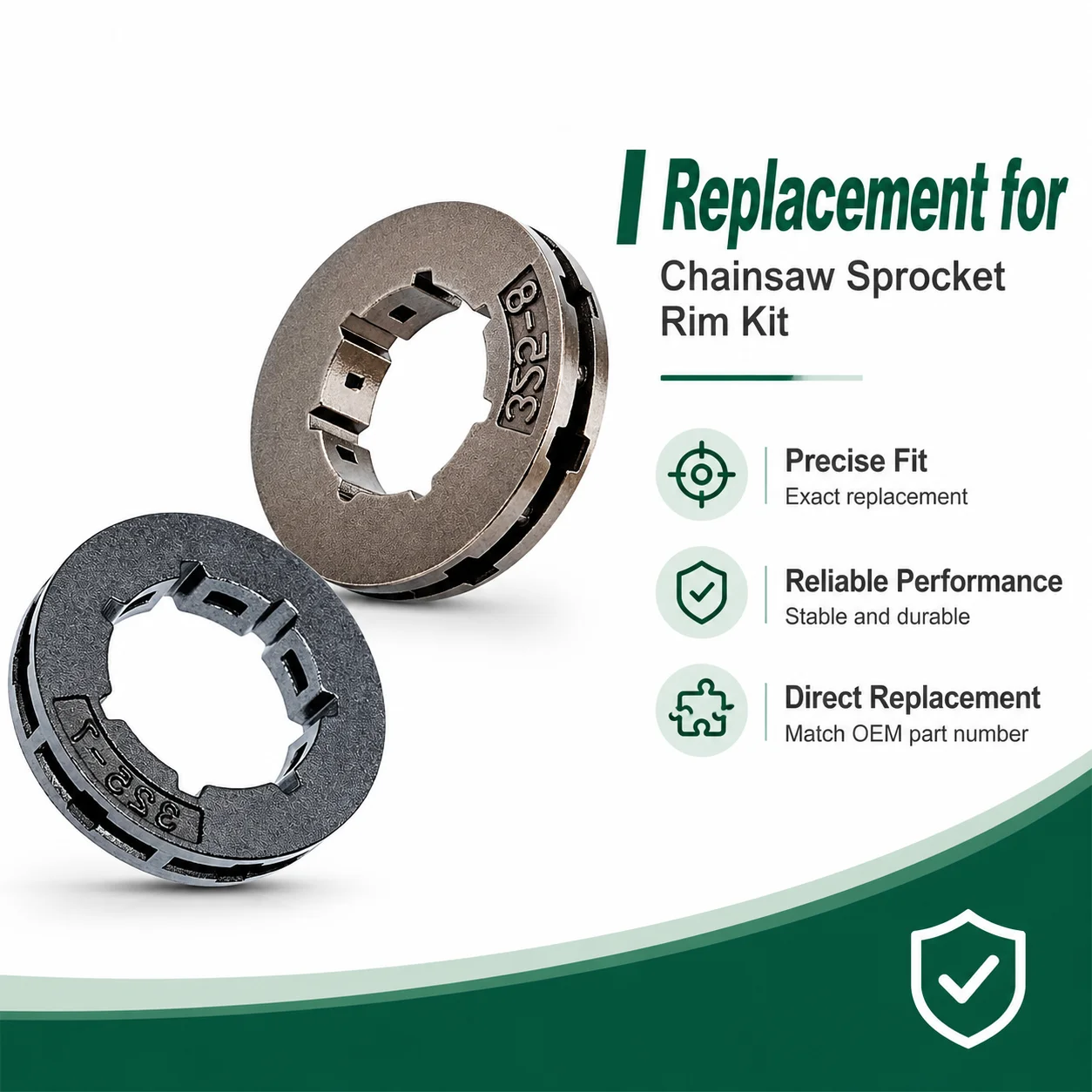 Chainsaw Sprocket Rim Kit .325