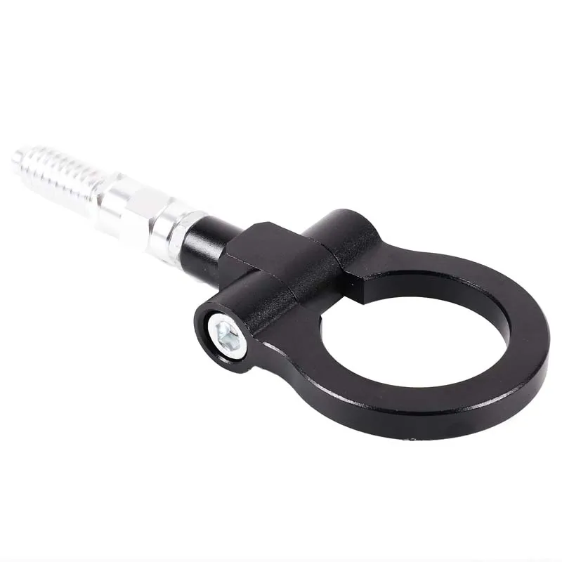 For Mercedes Benz smart 2027-2021 Aluminum Alloy Car Rear Trailer Hook Tow Ring Bumper Tow Hook Trim exterior Car Accessories