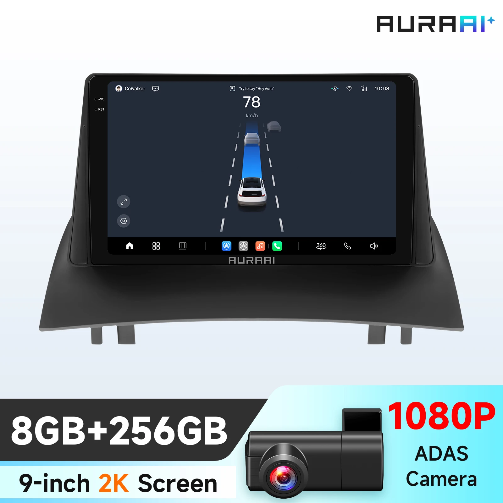 9 ''6115 Intelligent Scherm 2din Android Autoradio Multimedia Video Player voor Renault Megane 2 2002-2009 GPS Nav Carplay 4G RDS