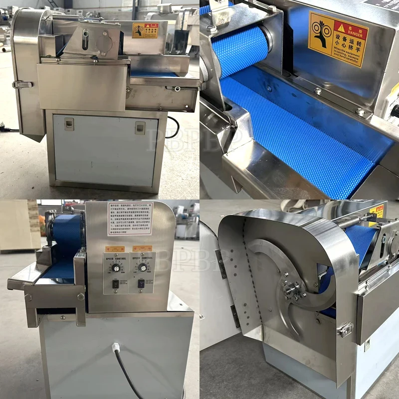 Portable Electric Automatic Fruit Chopper Mango Pineapple Vegetable Chopper Vegetable Sheet Slicer Cutter Machine