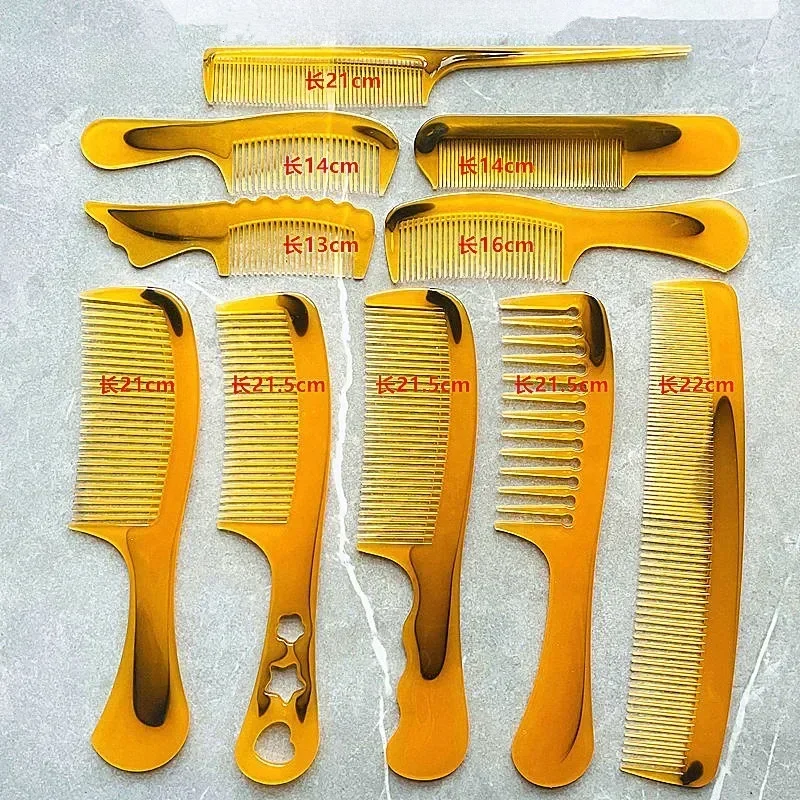 10PCS Plastic Hair Combs Set Anti-static Massage Hair Brush Hairdressing Colorful Hairdress Salon Styling Traveling Accessories