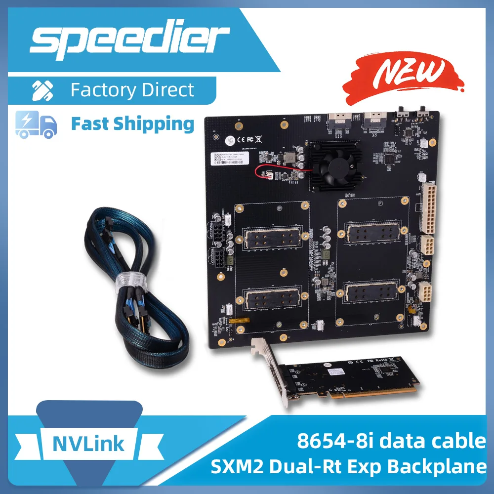 

Backplane NVIDIA V100 SXM2 GPU Card, No Disassembly Required, 300G NVLink Dual-Card Interconnection, Aom-sxmv Simplified Version