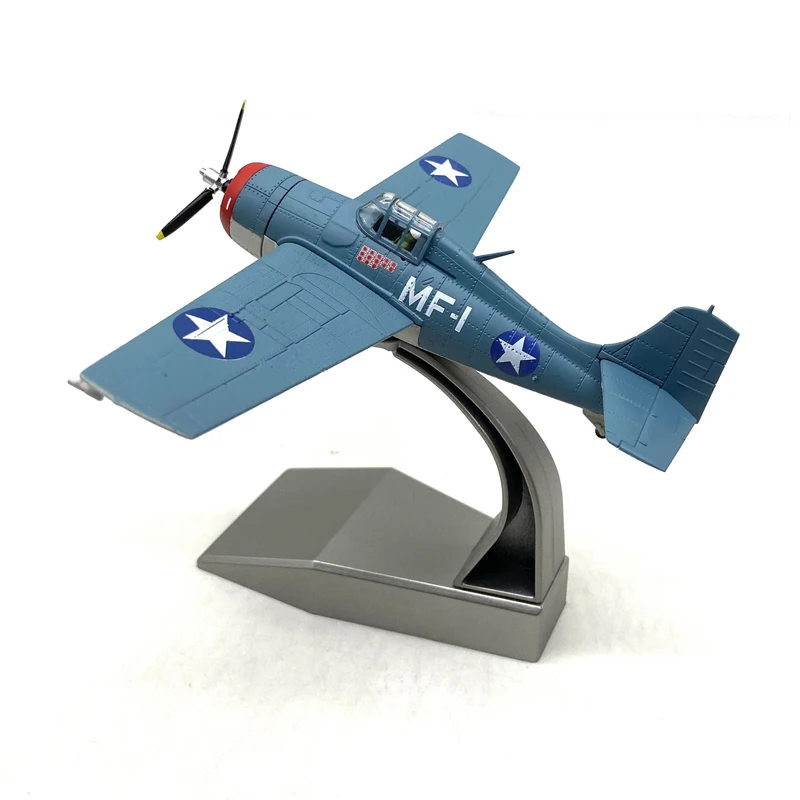 

JASON TUTU Diecast Metal 1/72 Scale American F4F Wildcat Fighter Military Model Airplane Collect Gift