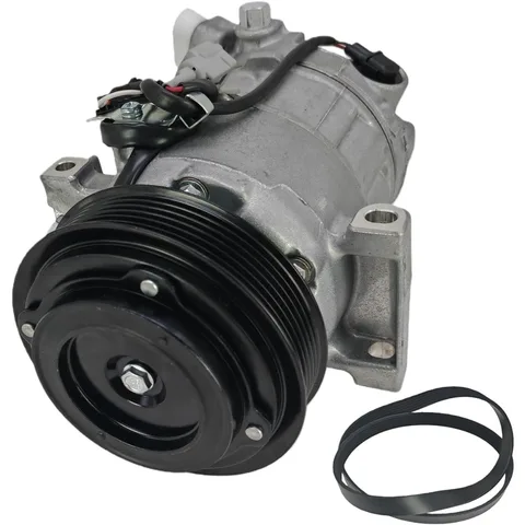 Компрессор кондиционера с ремнем для Nissan Sentra L4 1.8L 2013-2019, замена 92600-3SH0A, 92600-3SH1A