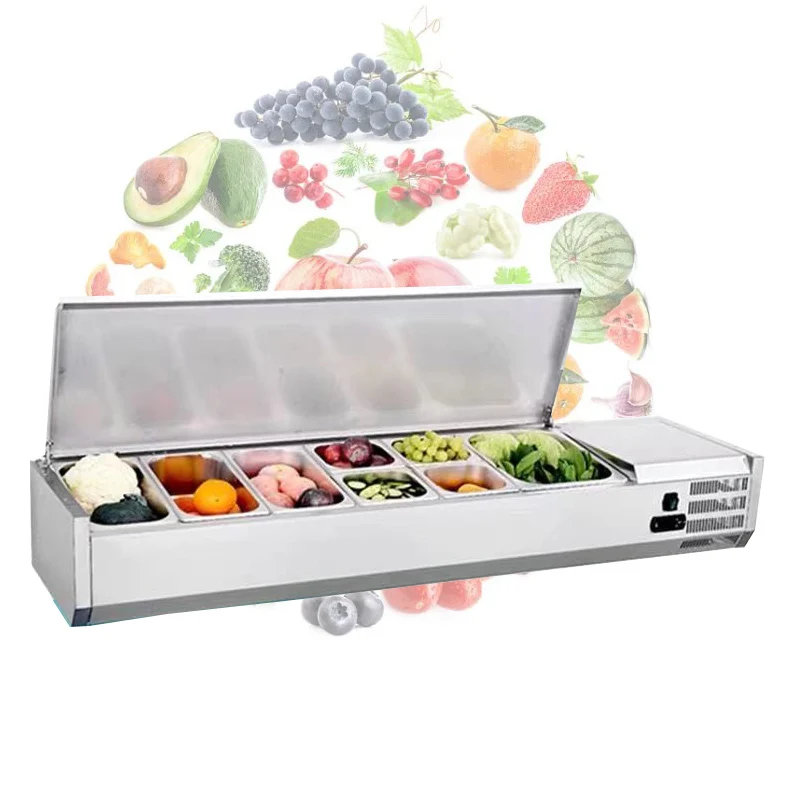 Fruit Fresh-keeping Cabinet Ice Cream Display Cabinet High quality Ice Cream Table Display Freezer Fresh-keeping Cabinet