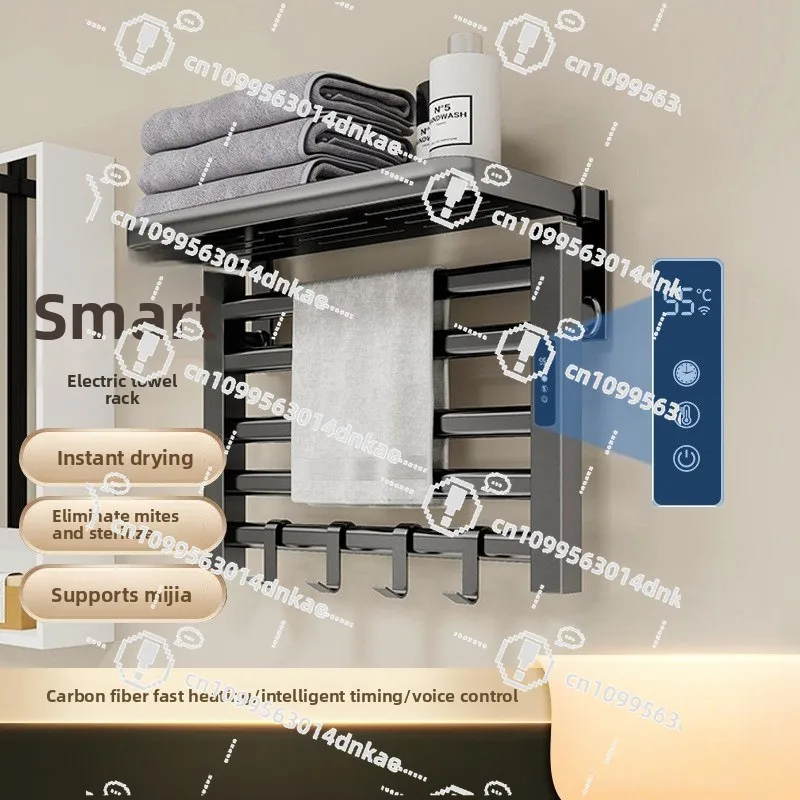 Smart Special Towel Rack Household Bathroom Bathroom Constant Temperature Mobile Phone Electric Towel Rack Free Punching Rack