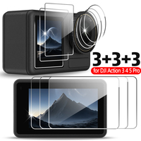 HD Screen Protector for DJI Osmo Action 5 Pro Action 4 3 Ultra-Clear Tempered Glass Camera Lens Protective Film Accessories