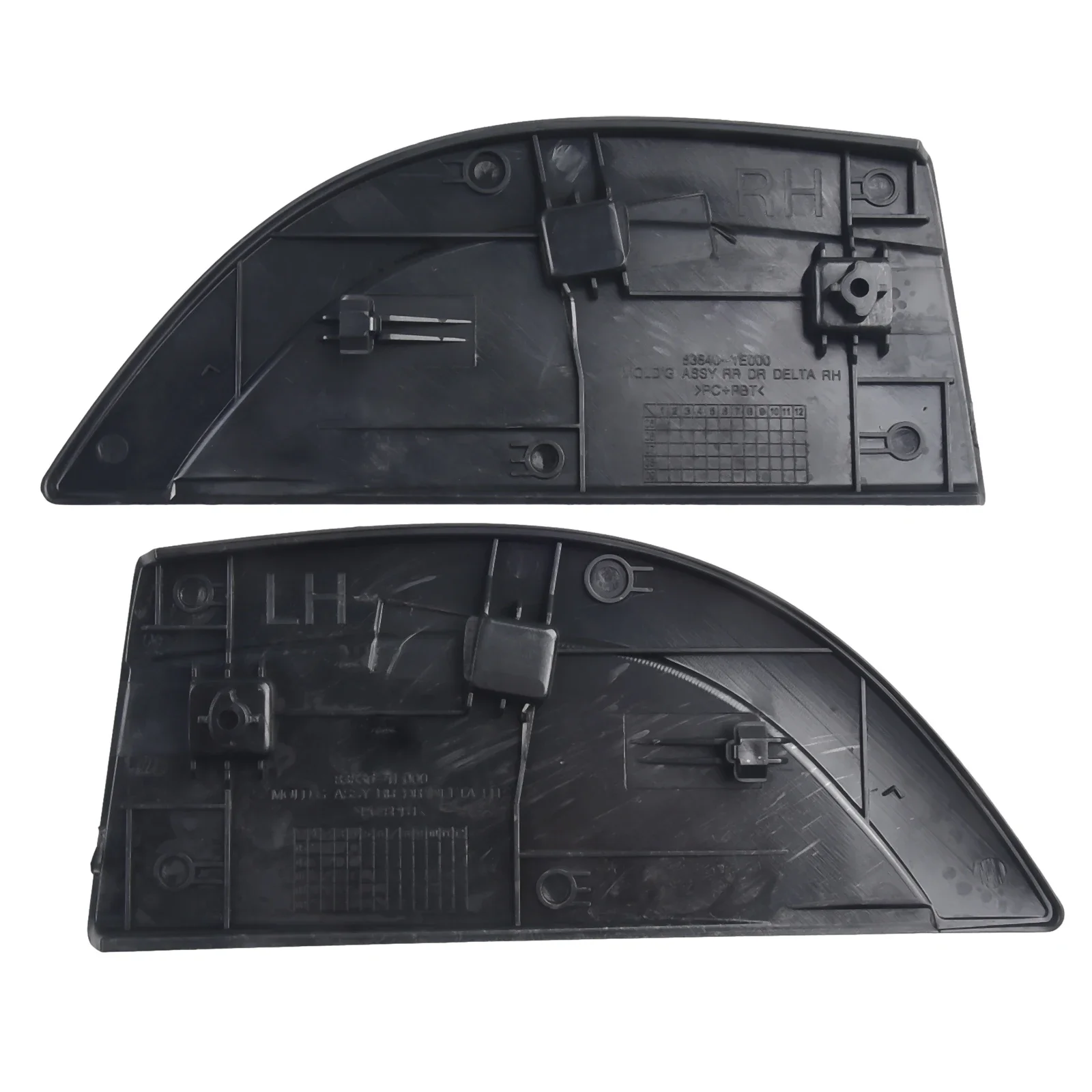 

Pair Of Replacement Rear Door For Delta Molding Panels For Hyundai Accent 0610 Easy To Install And Precise Fit