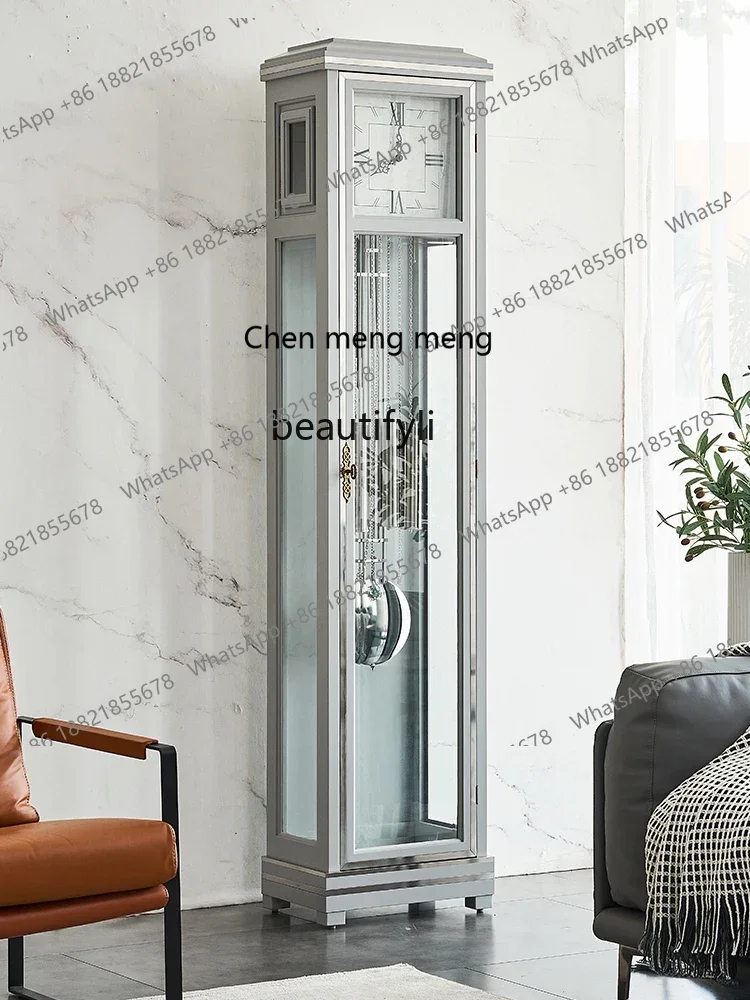 xx1Hermle Living Room the Grandfather Clock Light Luxury Modern Simple and Fashionable Clock Italian Large Pendulum Clock